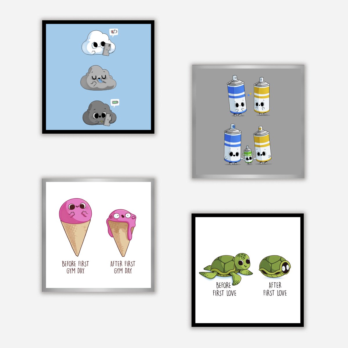 Family Battery Art Print - DesignPlace