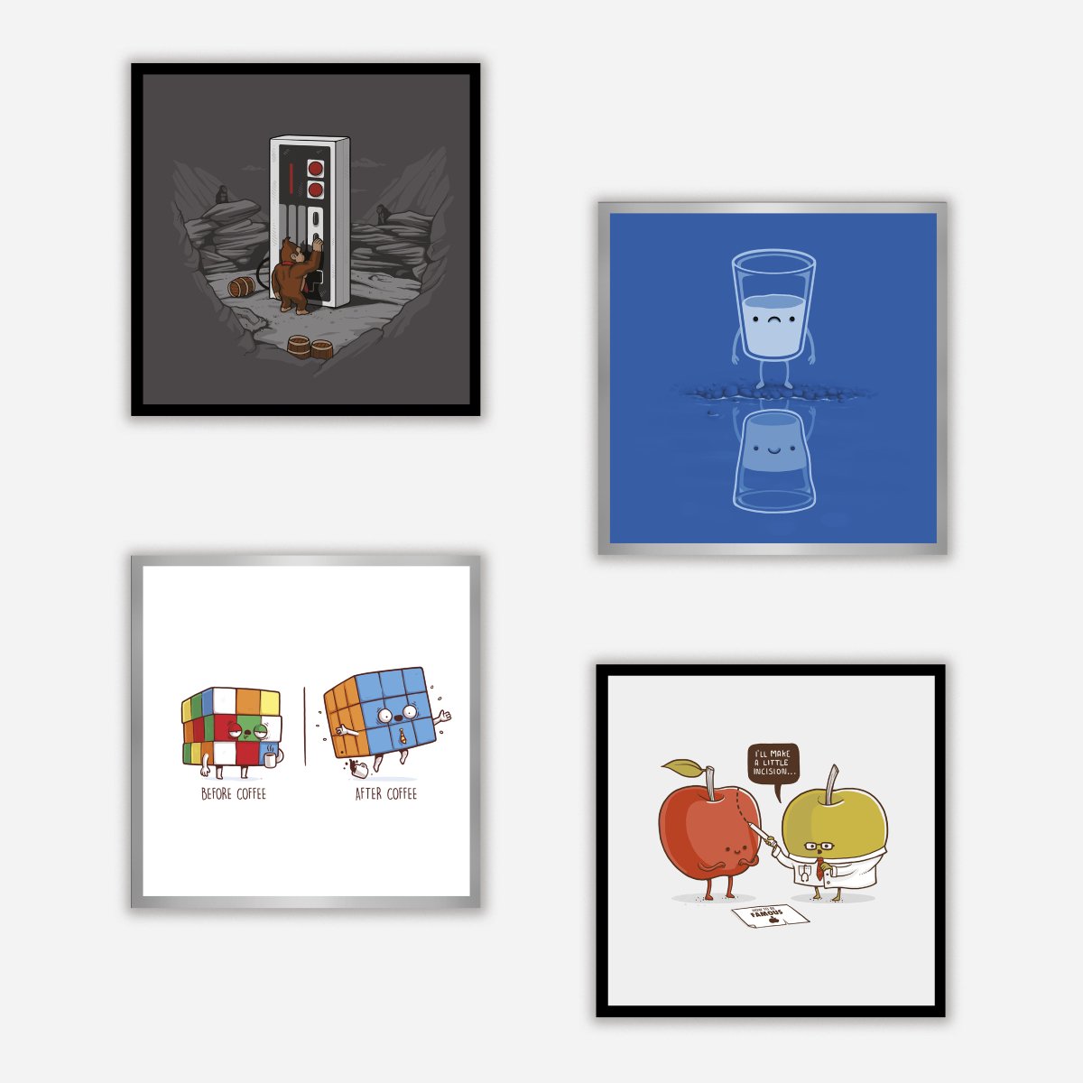 Famous Apple Art Print - DesignPlace