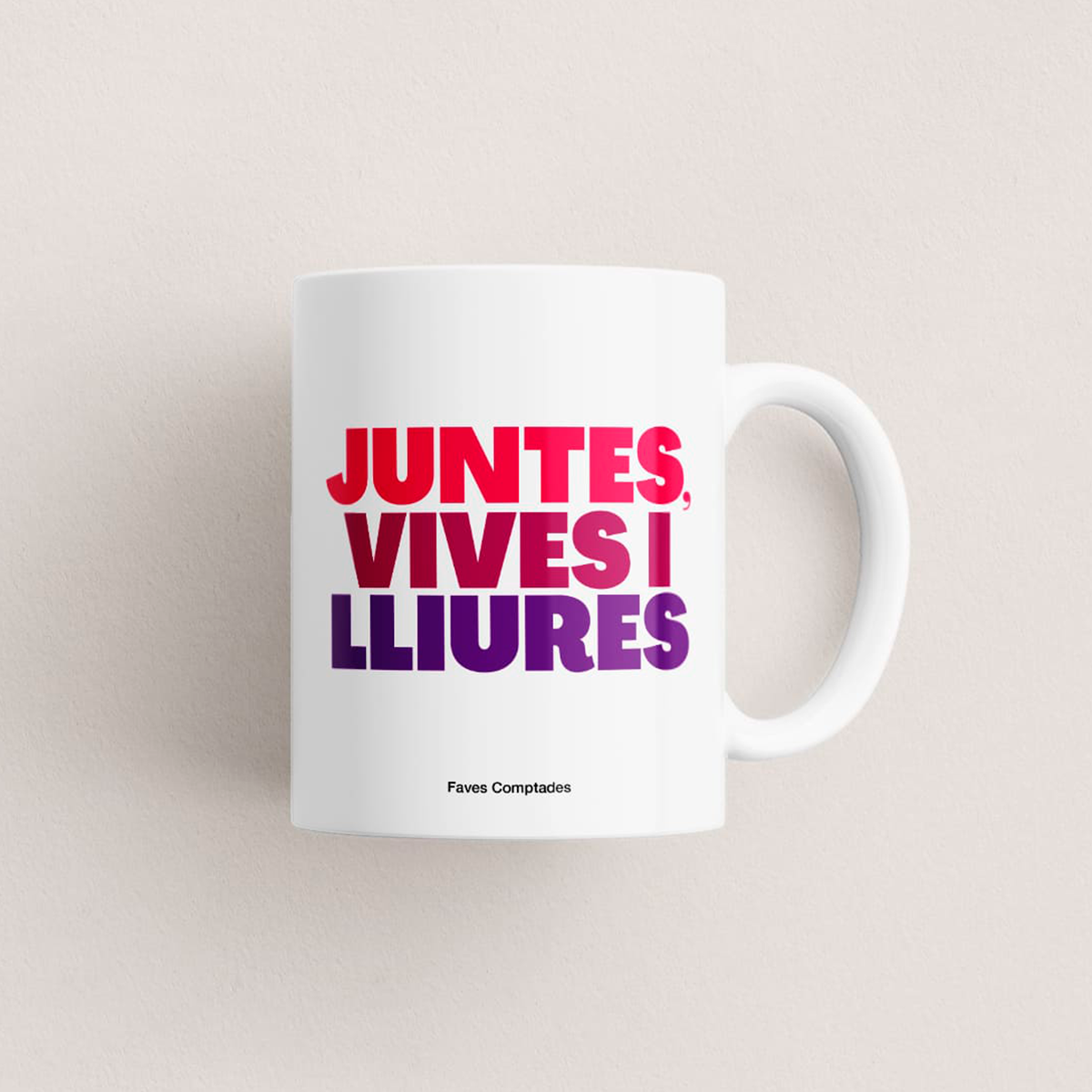 Tassa “Juntes, vives i lliures”