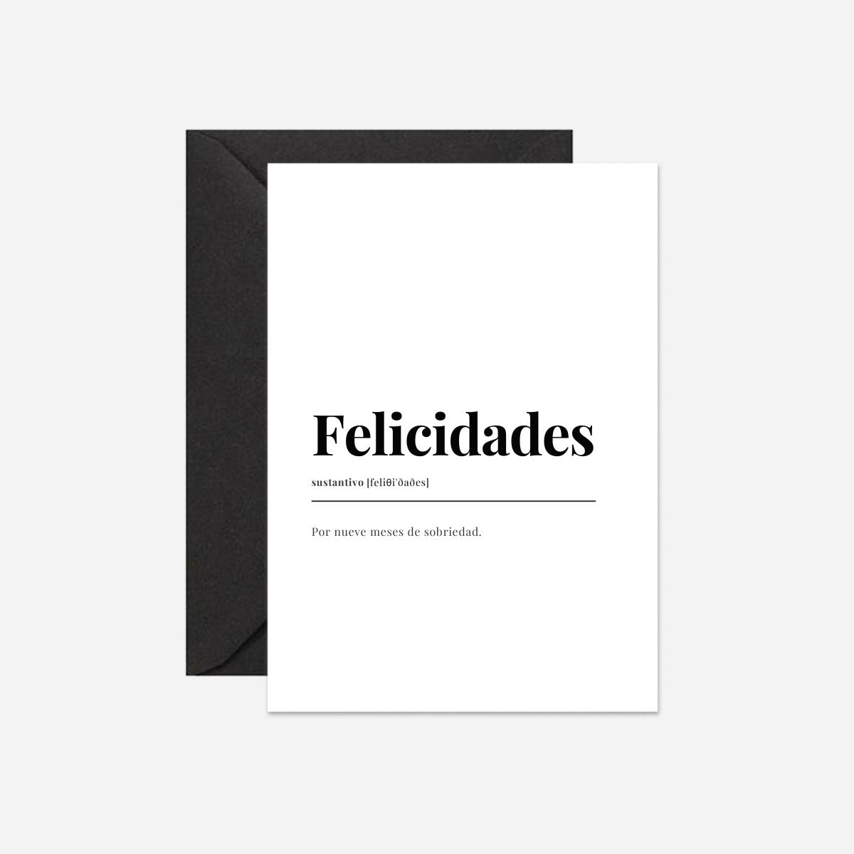 Felicitaciones Dictionary Card - DesignPlace