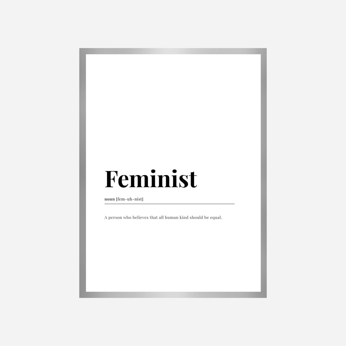 Feminist Dictionary Art Print - DesignPlace