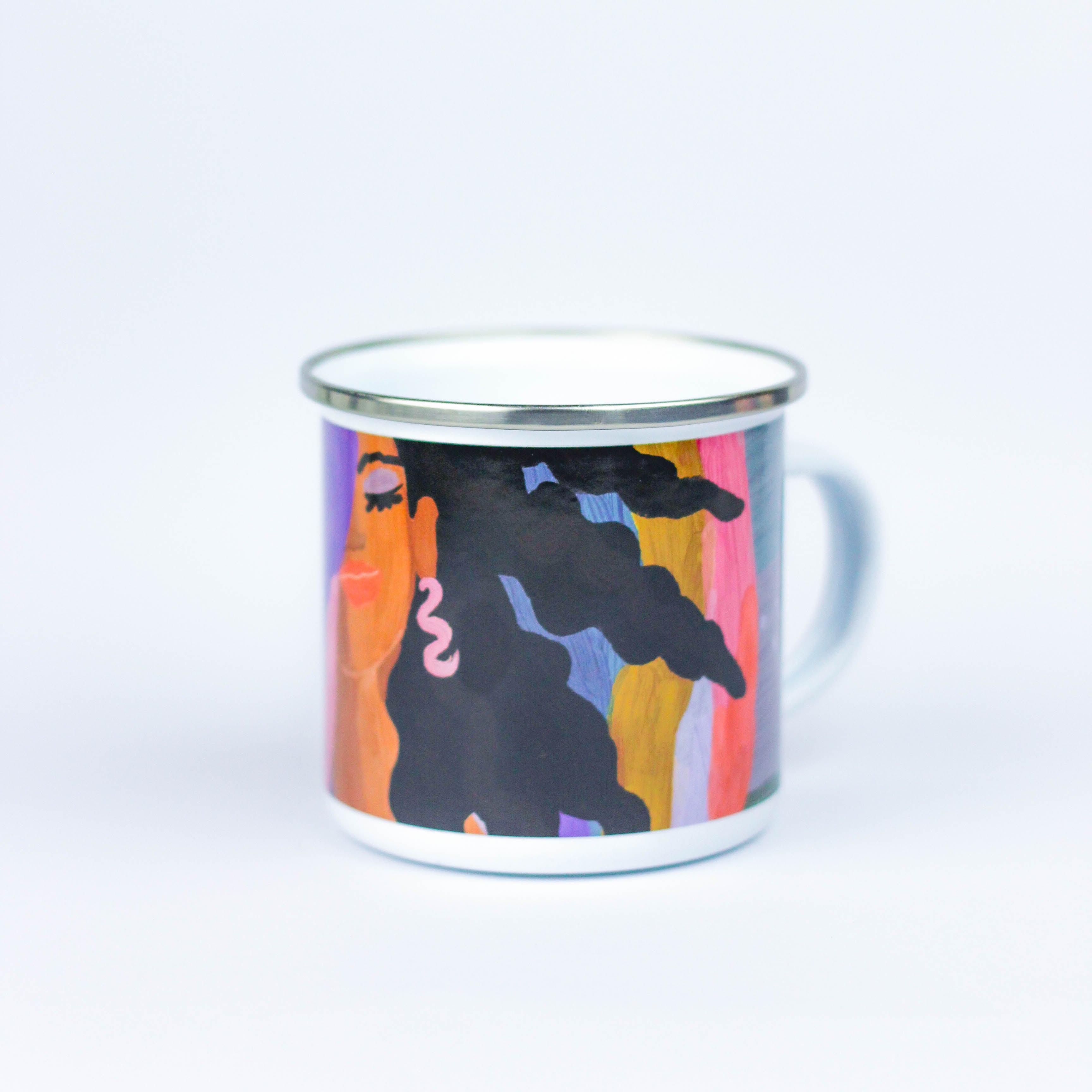 Fiesta Mexicana Enamel Mug