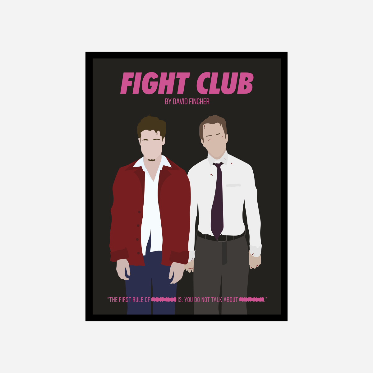 Fight Club Art Print - DesignPlace