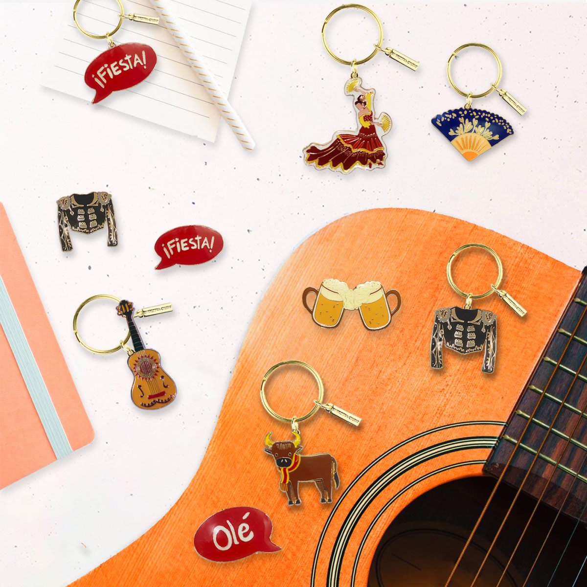 Flamenca Keychain - DesignPlace