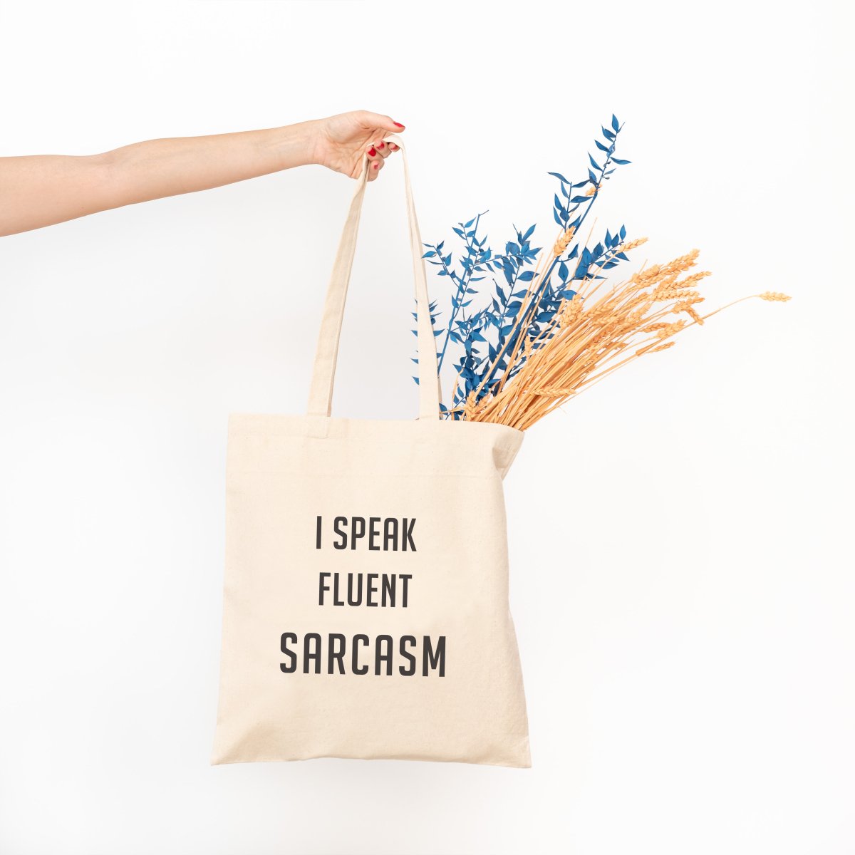 Fluent Sarcasm Tote Bag - DesignPlace