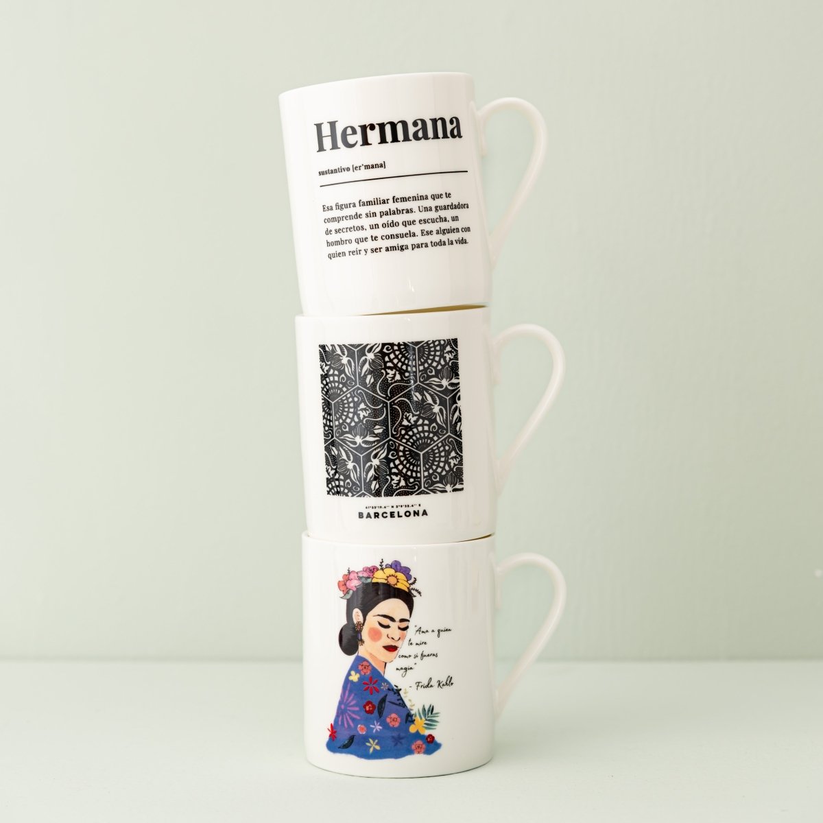 Frida Acuarela Ceramic Mug - DesignPlace