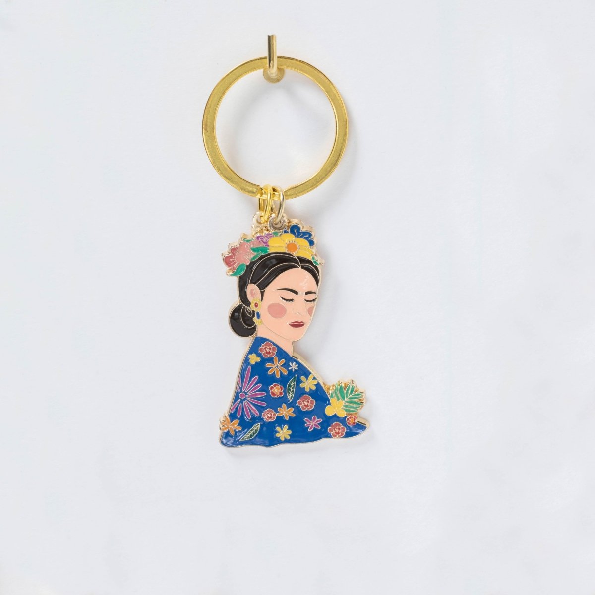 Frida Acuarela Keychain - DesignPlace