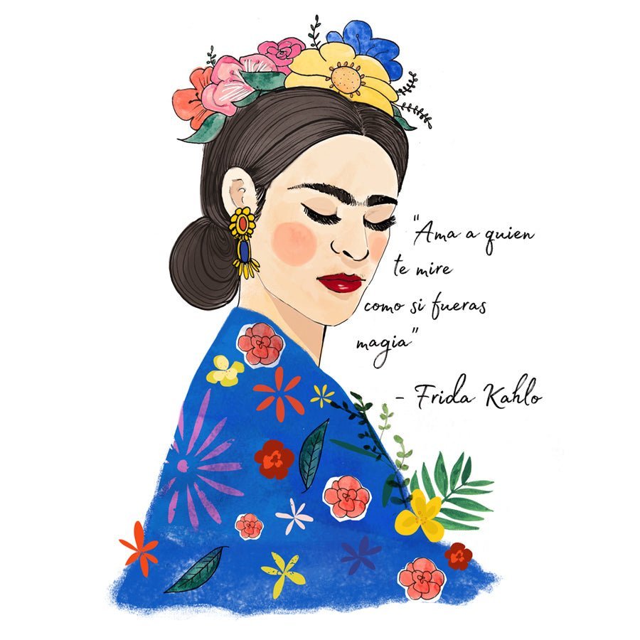 Frida Acuarela Tote Bag - DesignPlace