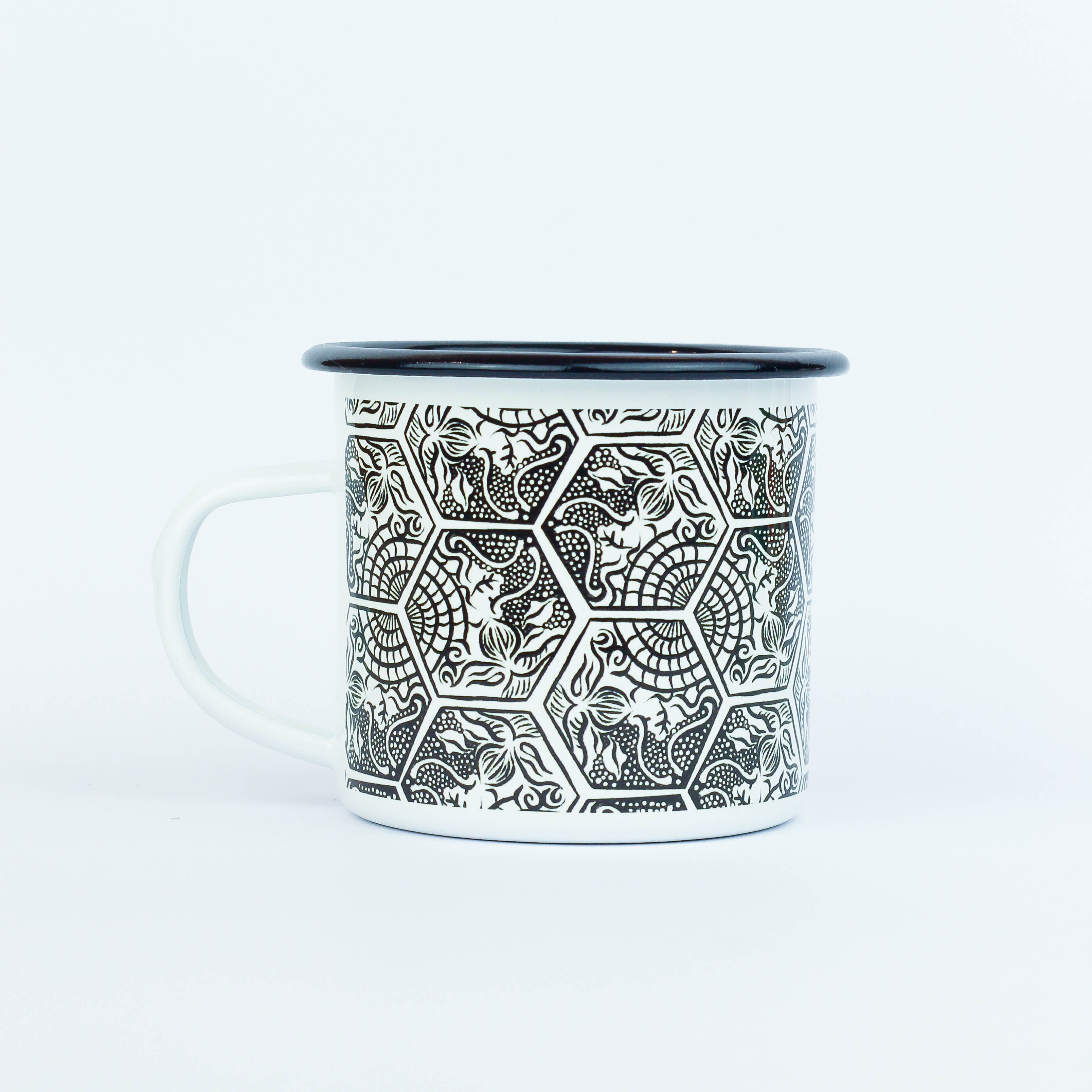 Gaudi Sketch Enamel Mug