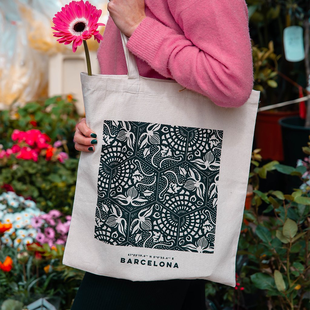 Gaudí Tile Tote Bag - DesignPlace