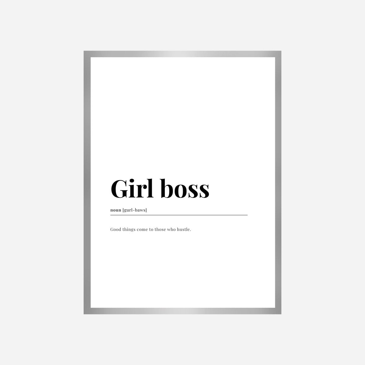 Girl Boss Dictionary Art Print - DesignPlace