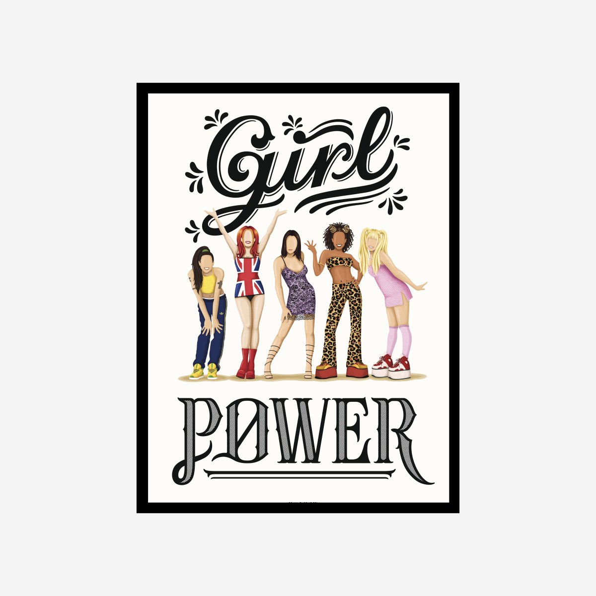 Girl Power Art Print - DesignPlace