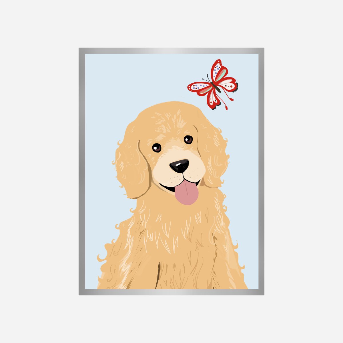 Golden Retriever Art Print - DesignPlace