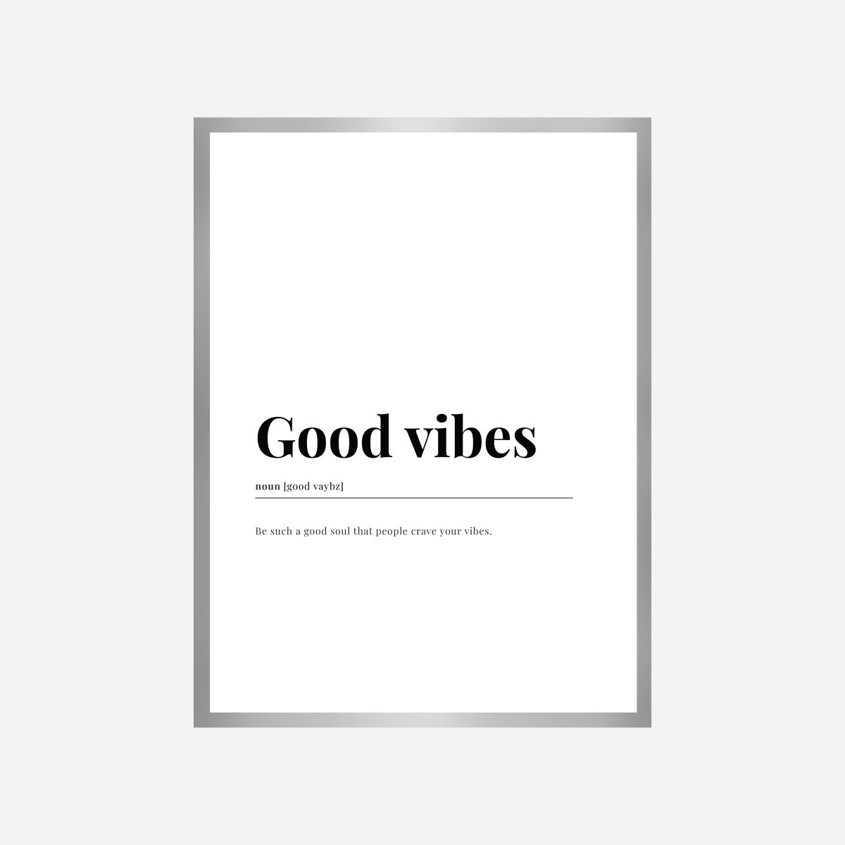 Good Vibes Dictionary Art Print - DesignPlace