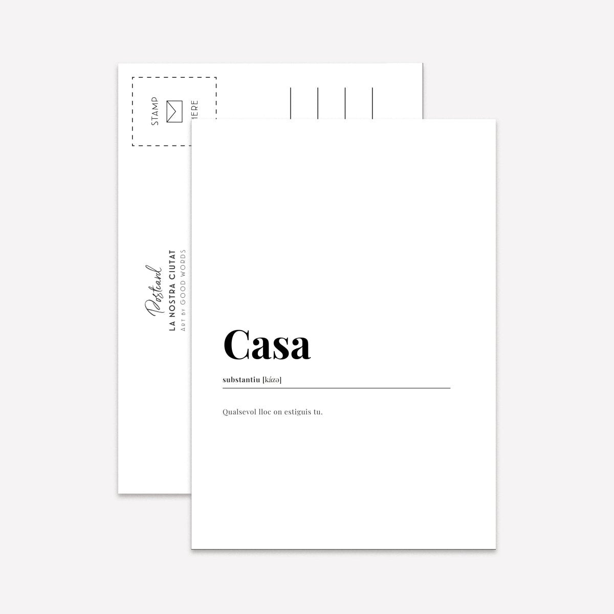 Good Words Catalan Collection Postcard Pack - DesignPlace