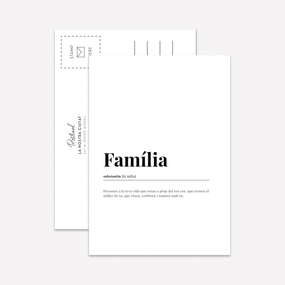 Good Words Catalan Collection Postcard Pack - DesignPlace