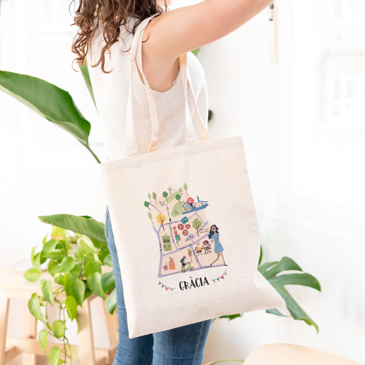 Gracia Barcelona Tote Bag - DesignPlace