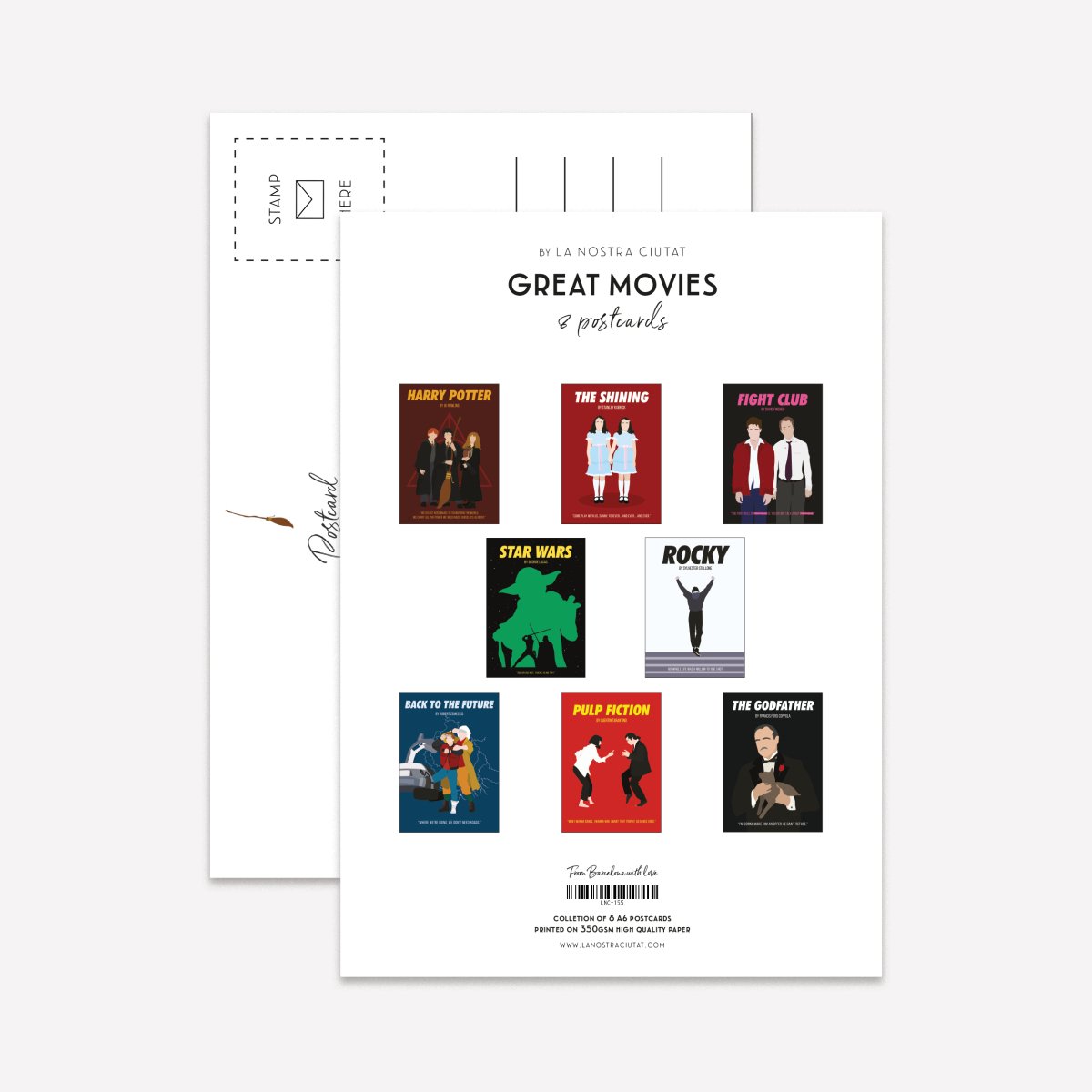 Great Movies Postcard Pack - DesignPlace