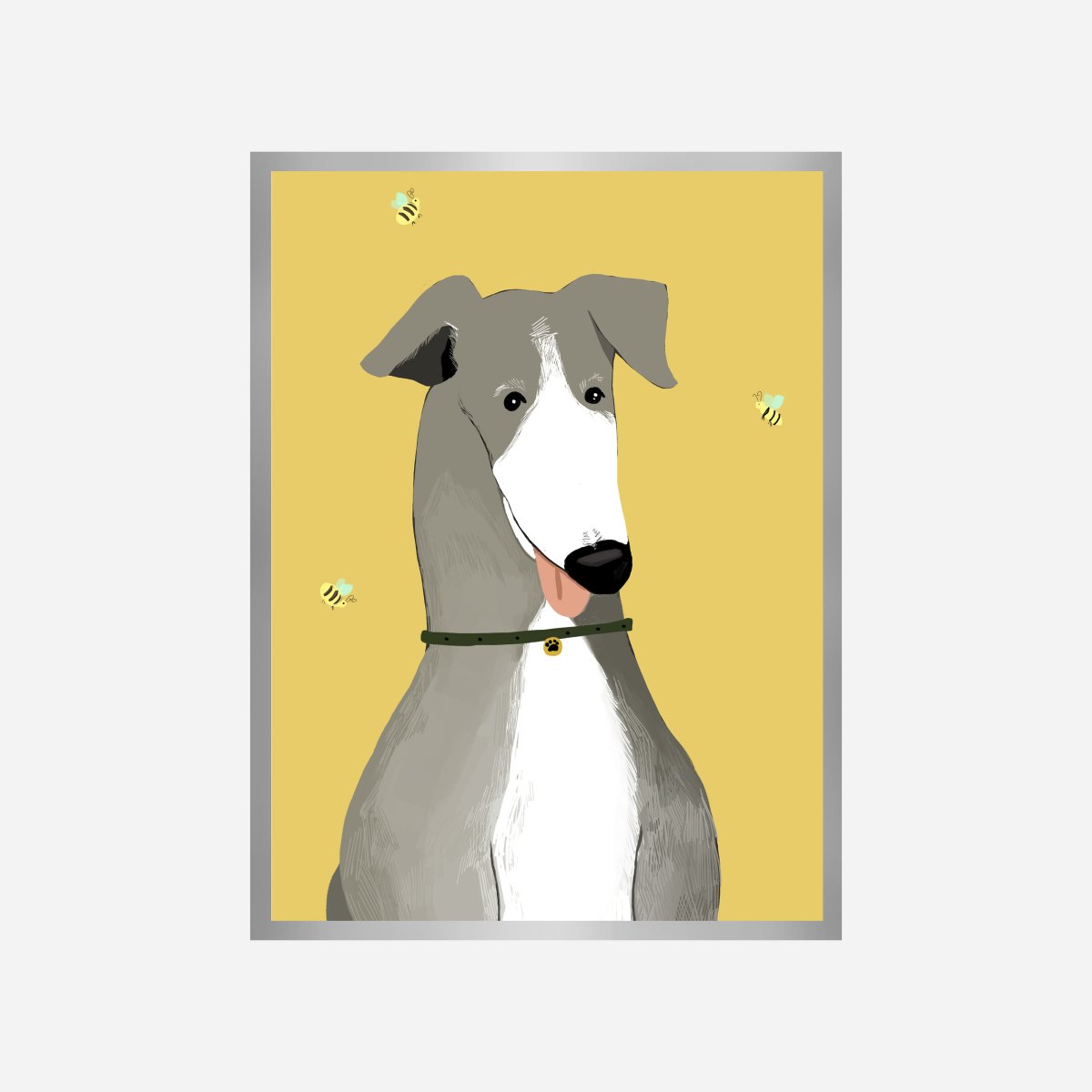 Greyhound Art Print - DesignPlace