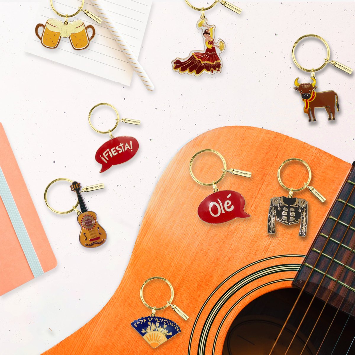 Guitarra Keychain - DesignPlace