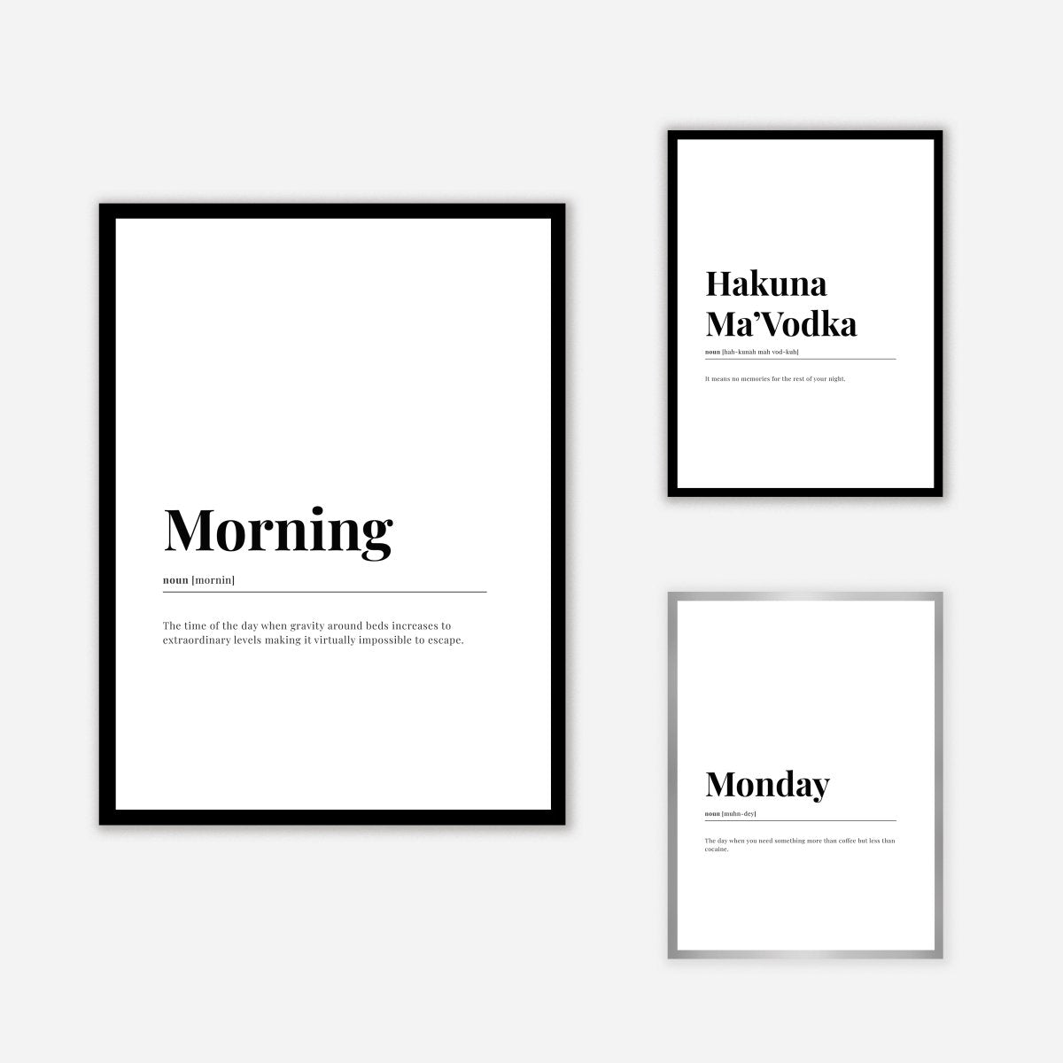 Hakuna Ma'Vodka Dictionary Art Print - DesignPlace