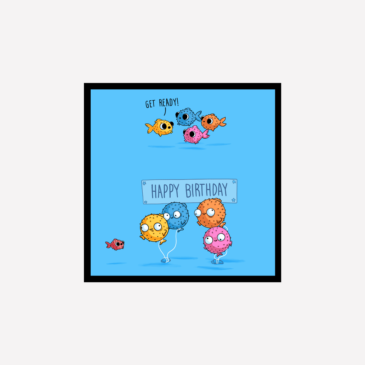 Happy Birthday Art Print - DesignPlace