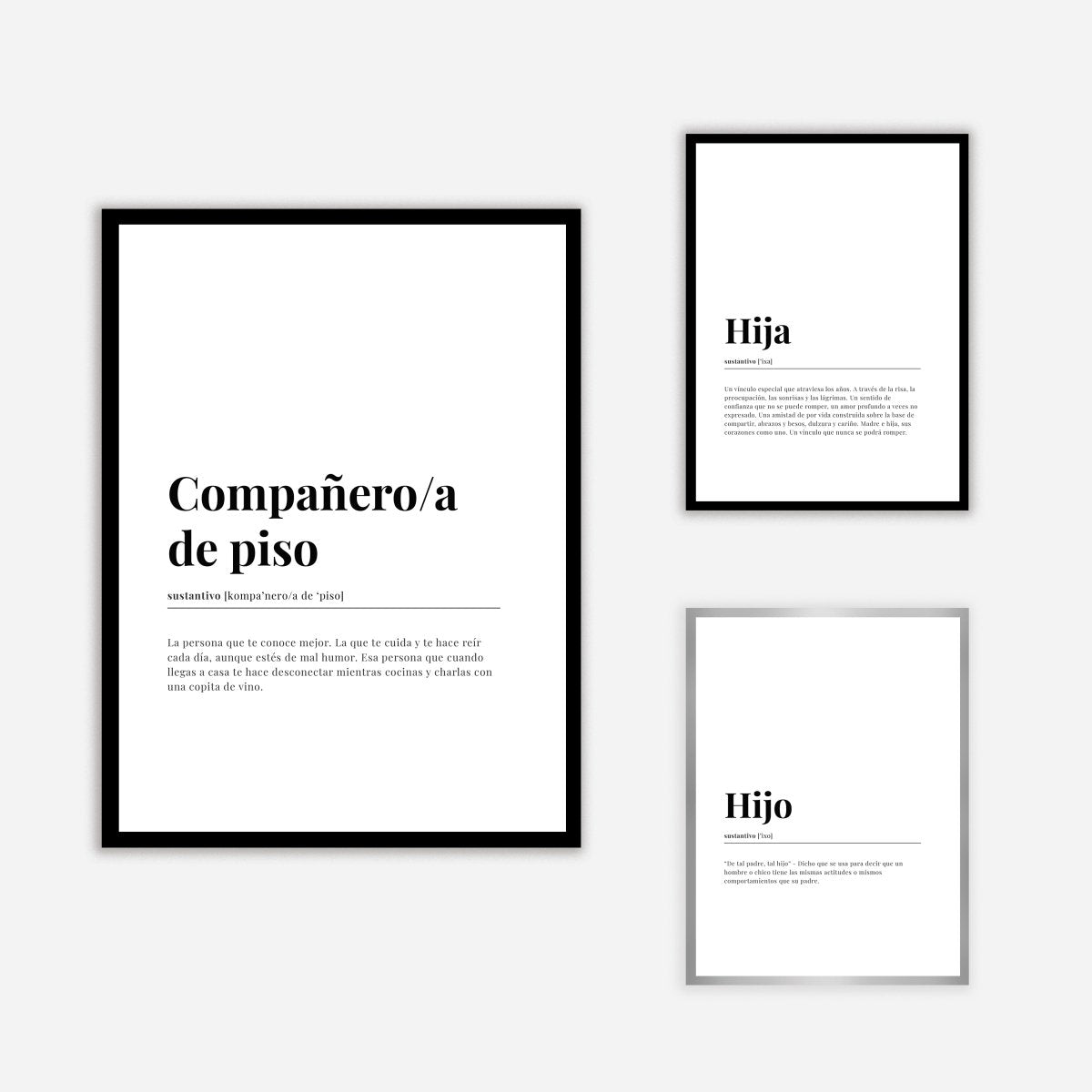 Hijo Dictionary Art Print - DesignPlace