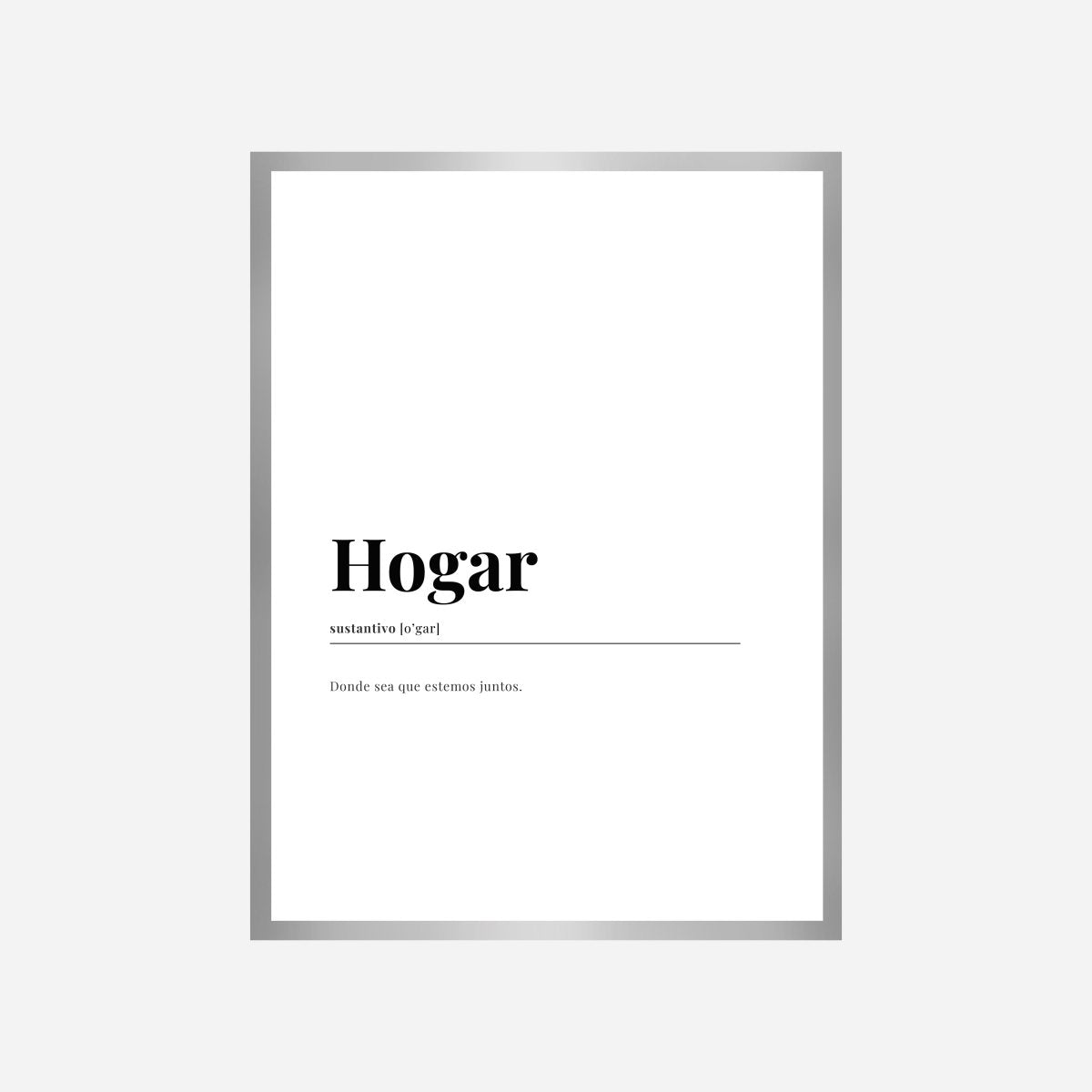 Hogar Dictionary Art Print - DesignPlace