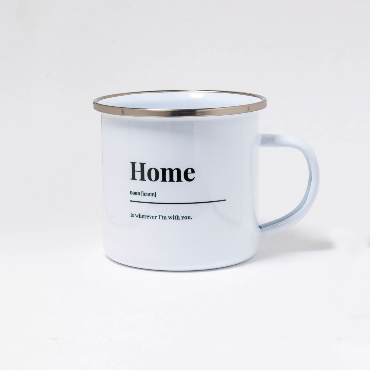 Home Definition Enamel Mug - DesignPlace