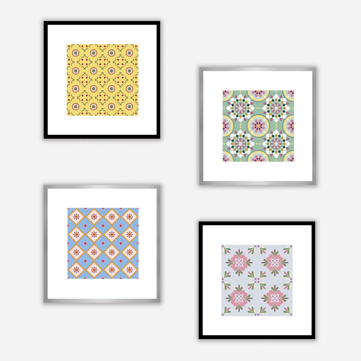 Hydraulic Tiles Model 1 Art Print - DesignPlace