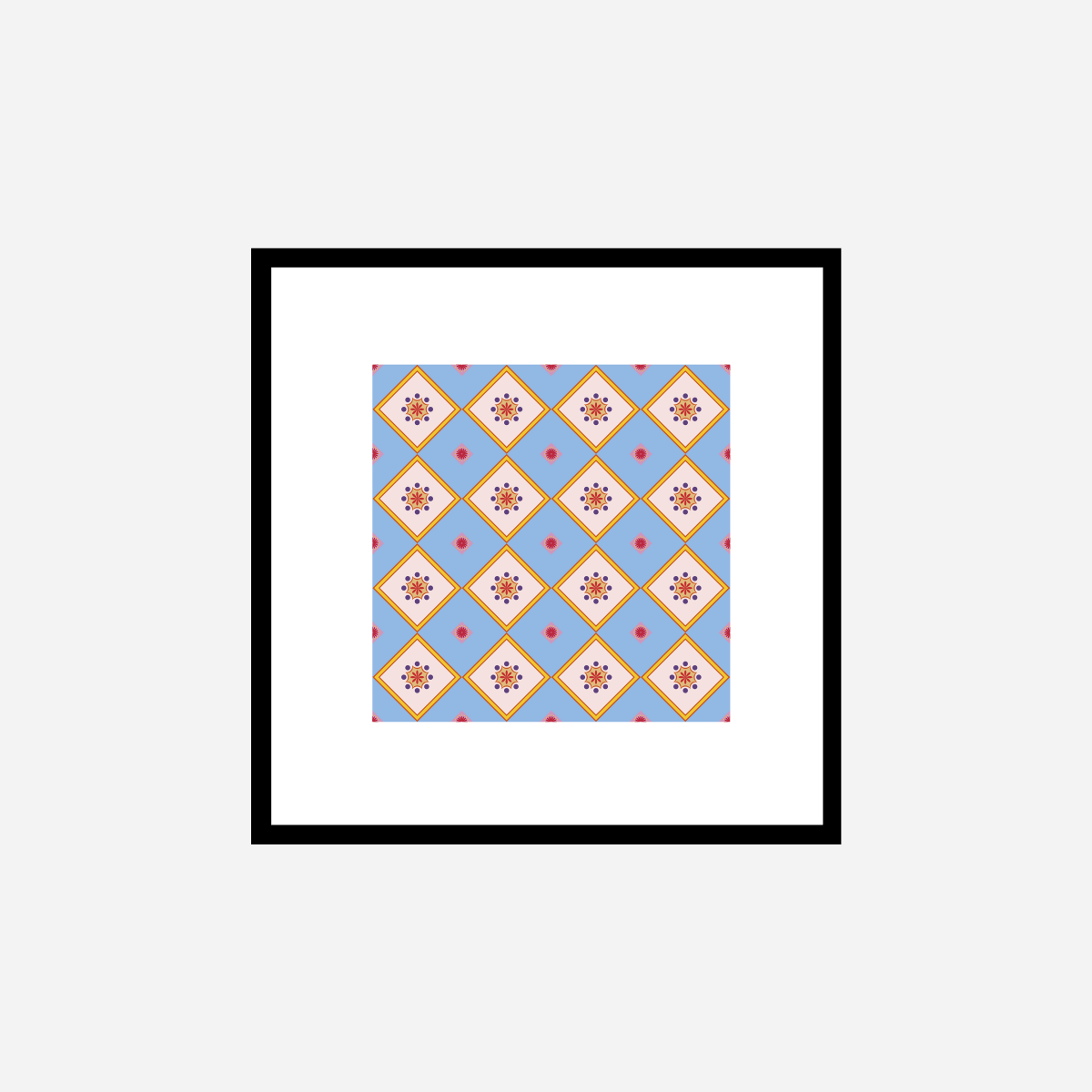 Hydraulic Tiles Model 2 Art Print - DesignPlace