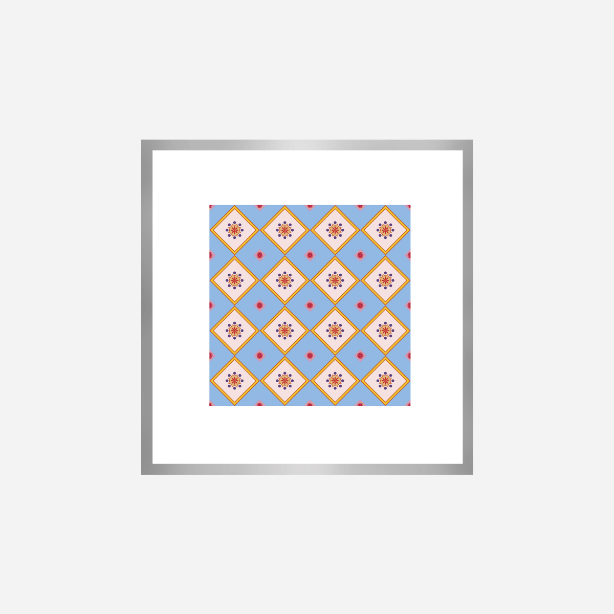 Hydraulic Tiles Model 2 Art Print - DesignPlace