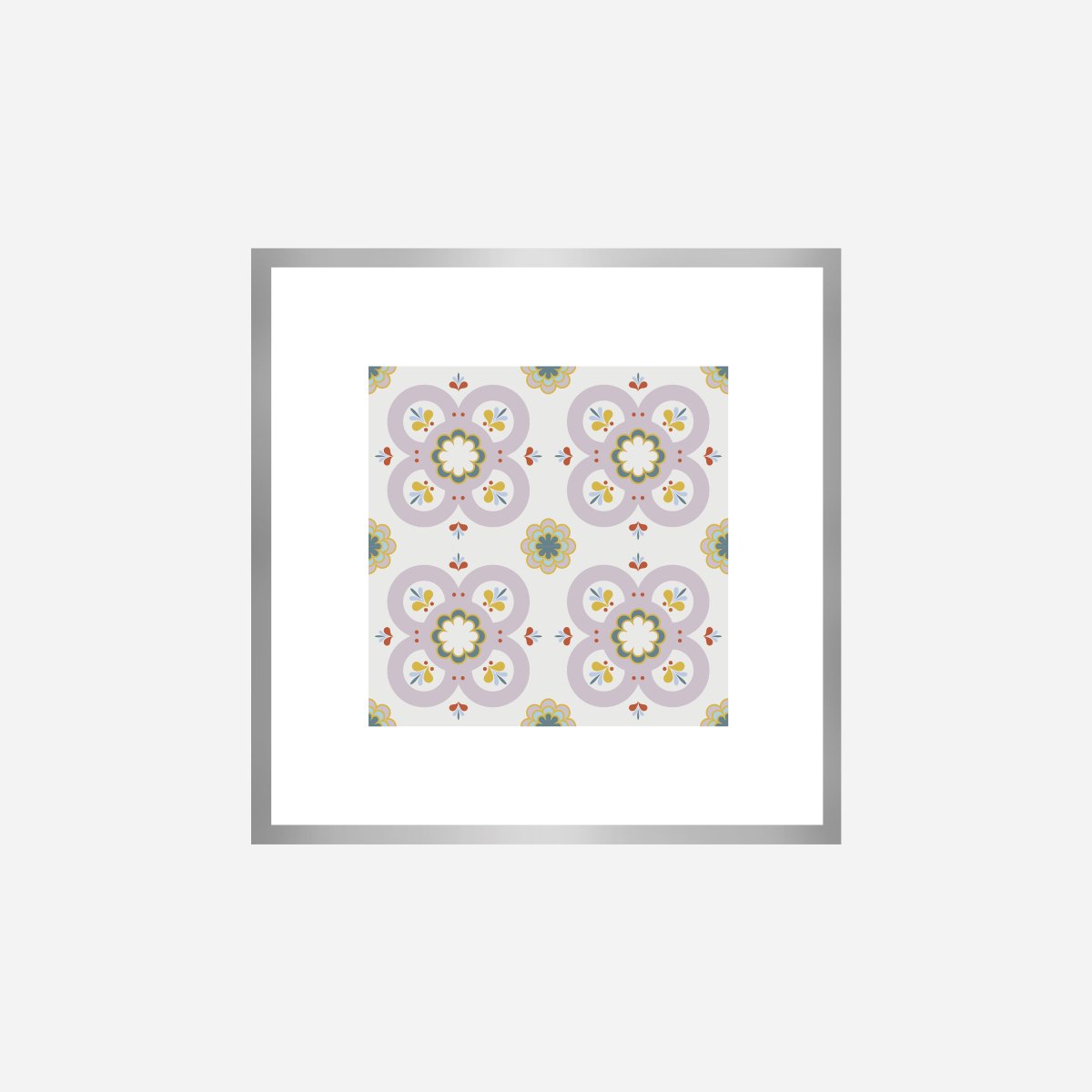 Hydraulic Tiles Model 5 Art Print - DesignPlace