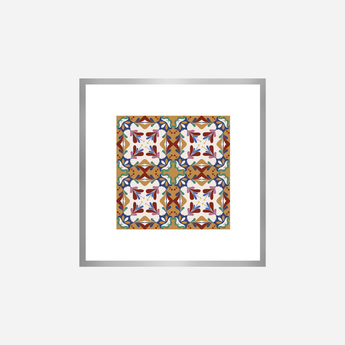 Hydraulic Tiles Model 6 Art Print - DesignPlace