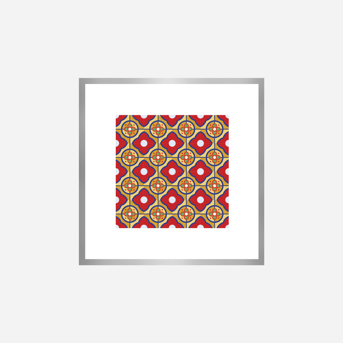 Hydraulic Tiles Model 7 Art Print - DesignPlace