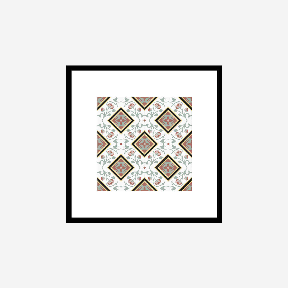 Hydraulic Tiles Model 9 Art Print - DesignPlace