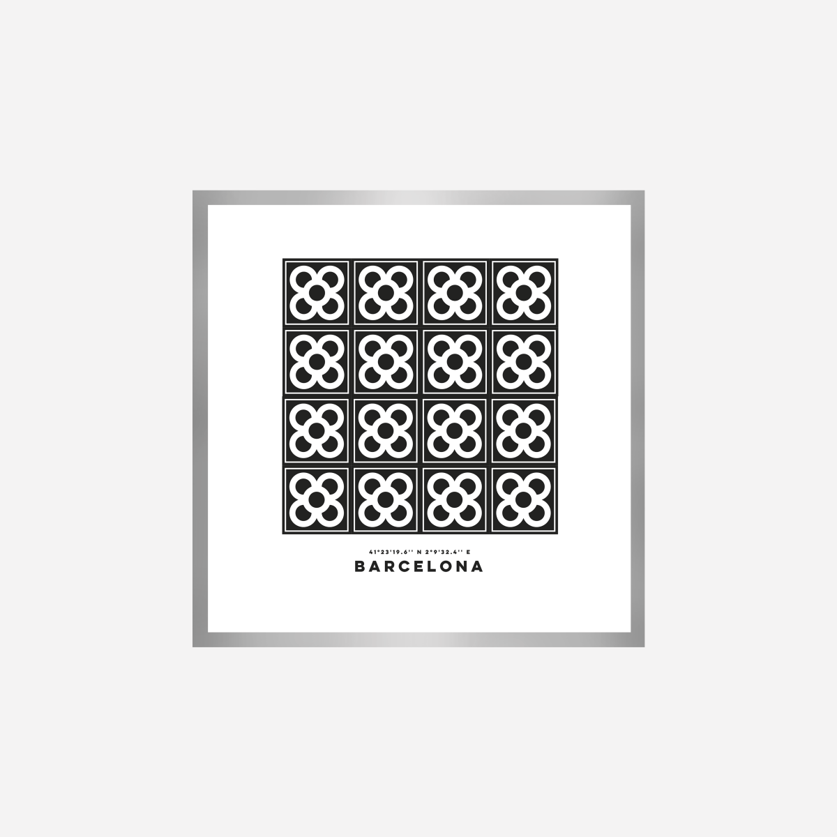 Hydraulic Tiles Model Panot Art Print - DesignPlace