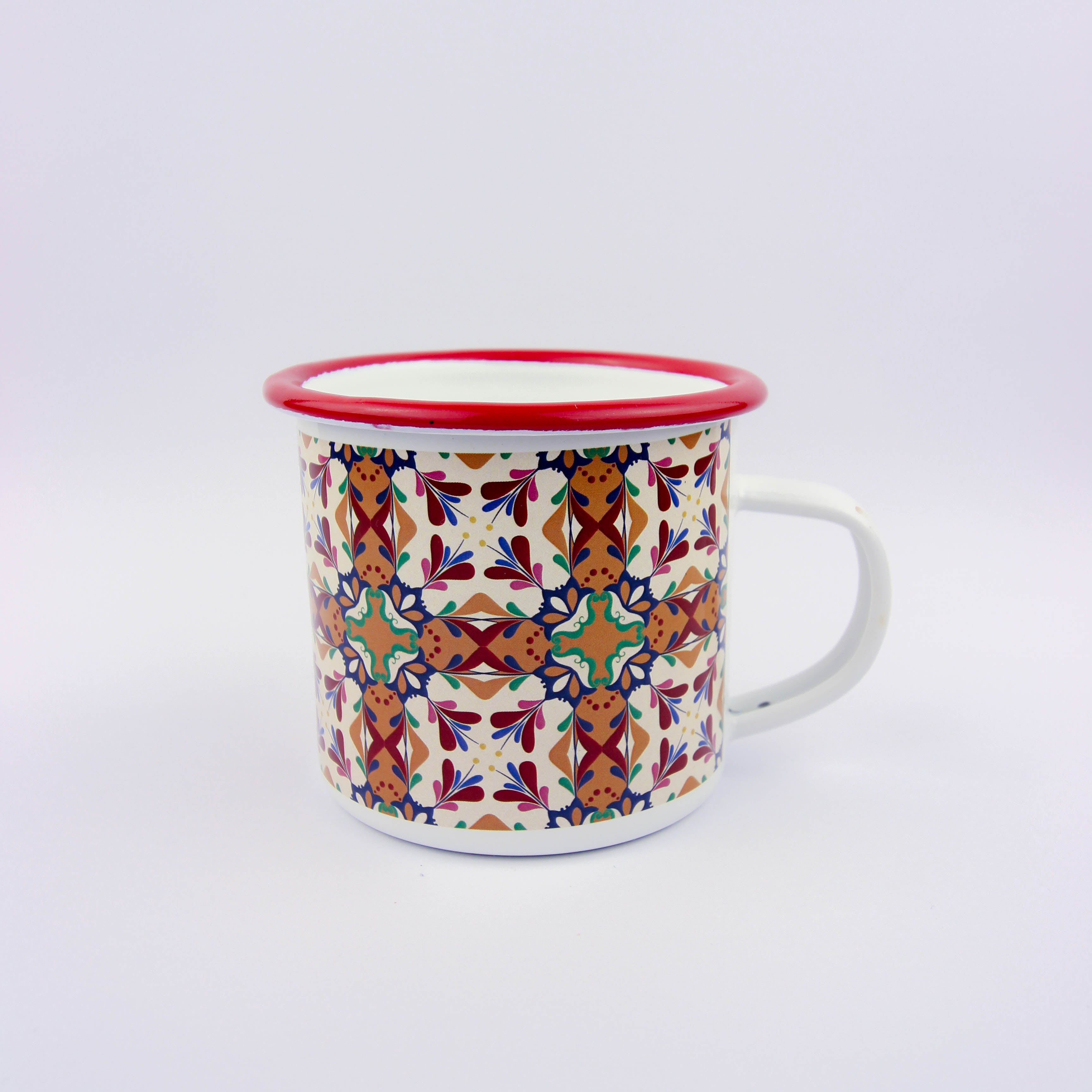 Hydraulic Tiles Model 6 Enamel Mug