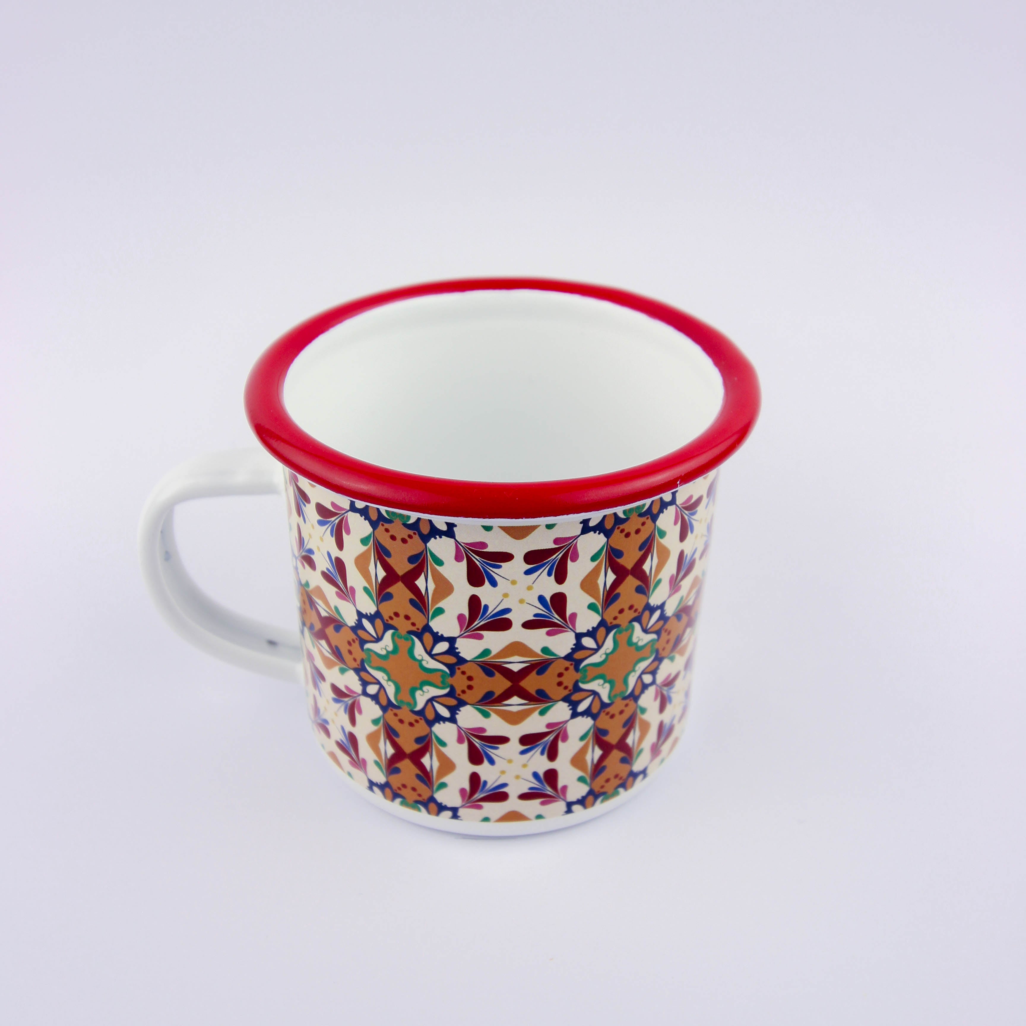 Hydraulic Tiles Model 6 Enamel Mug