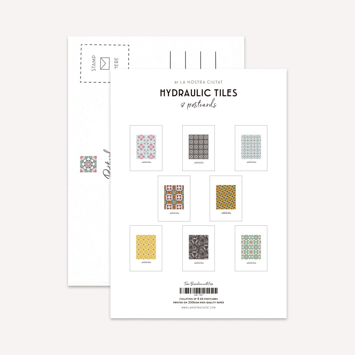 Hydraulic Tiles Postcard Pack - DesignPlace