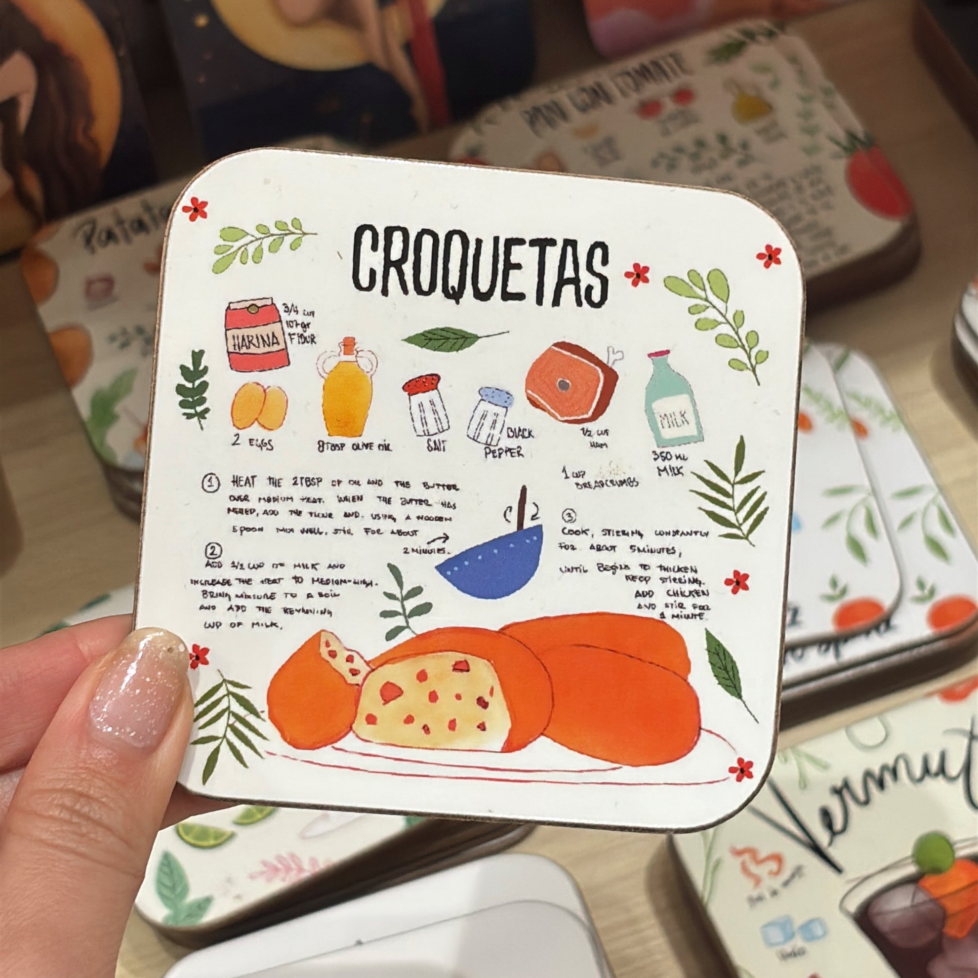Croquetas Coaster