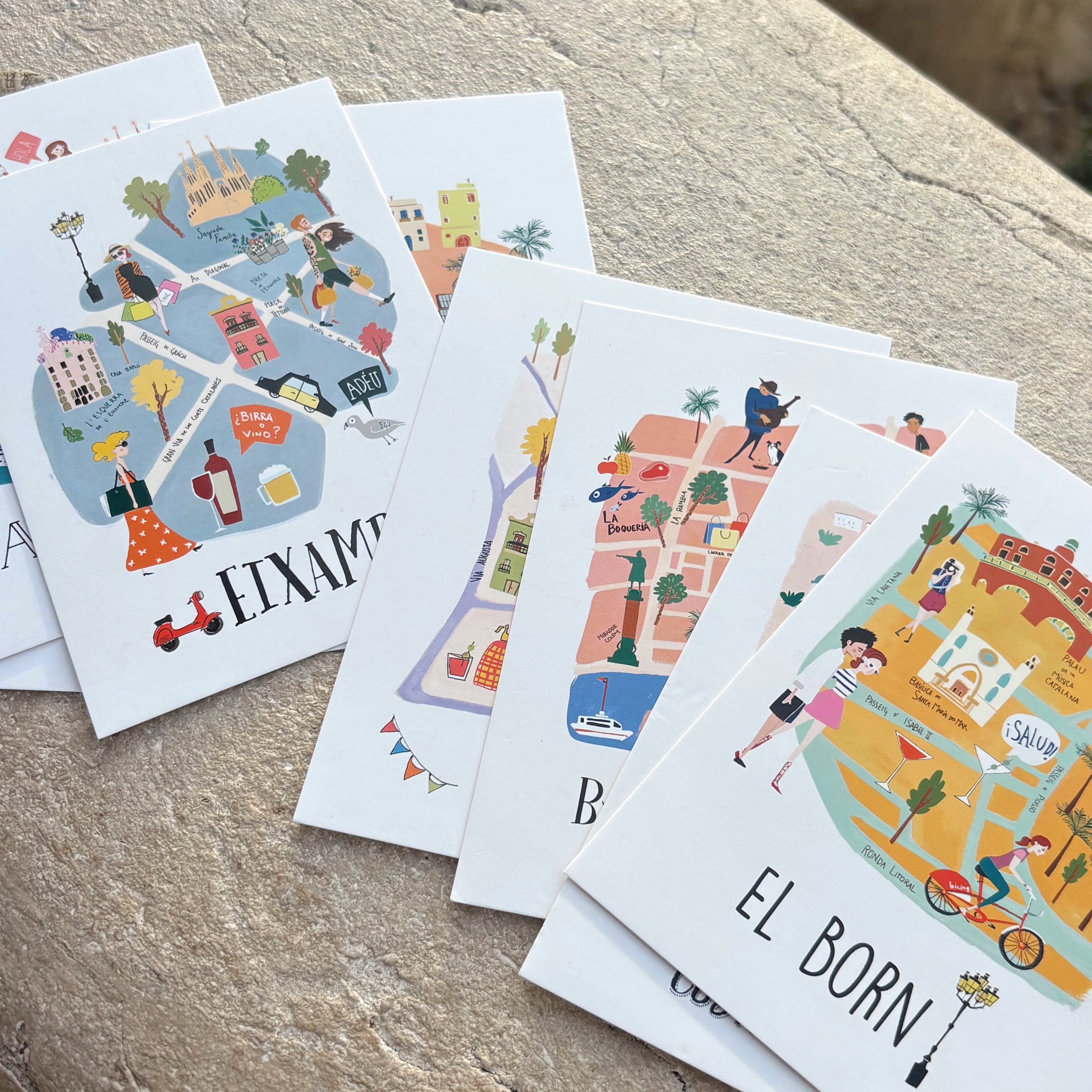 Barrio Maps Postcard Pack