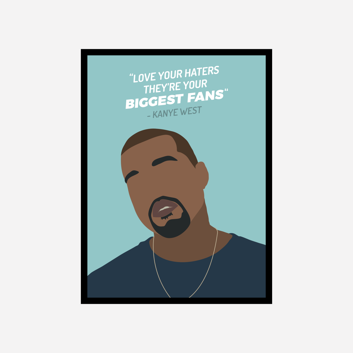 Kanye West Art Print - DesignPlace