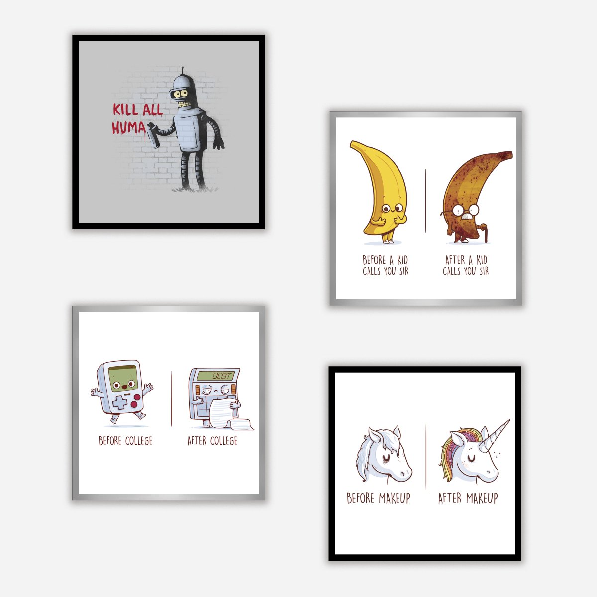 Kill All Humans Art Print - DesignPlace