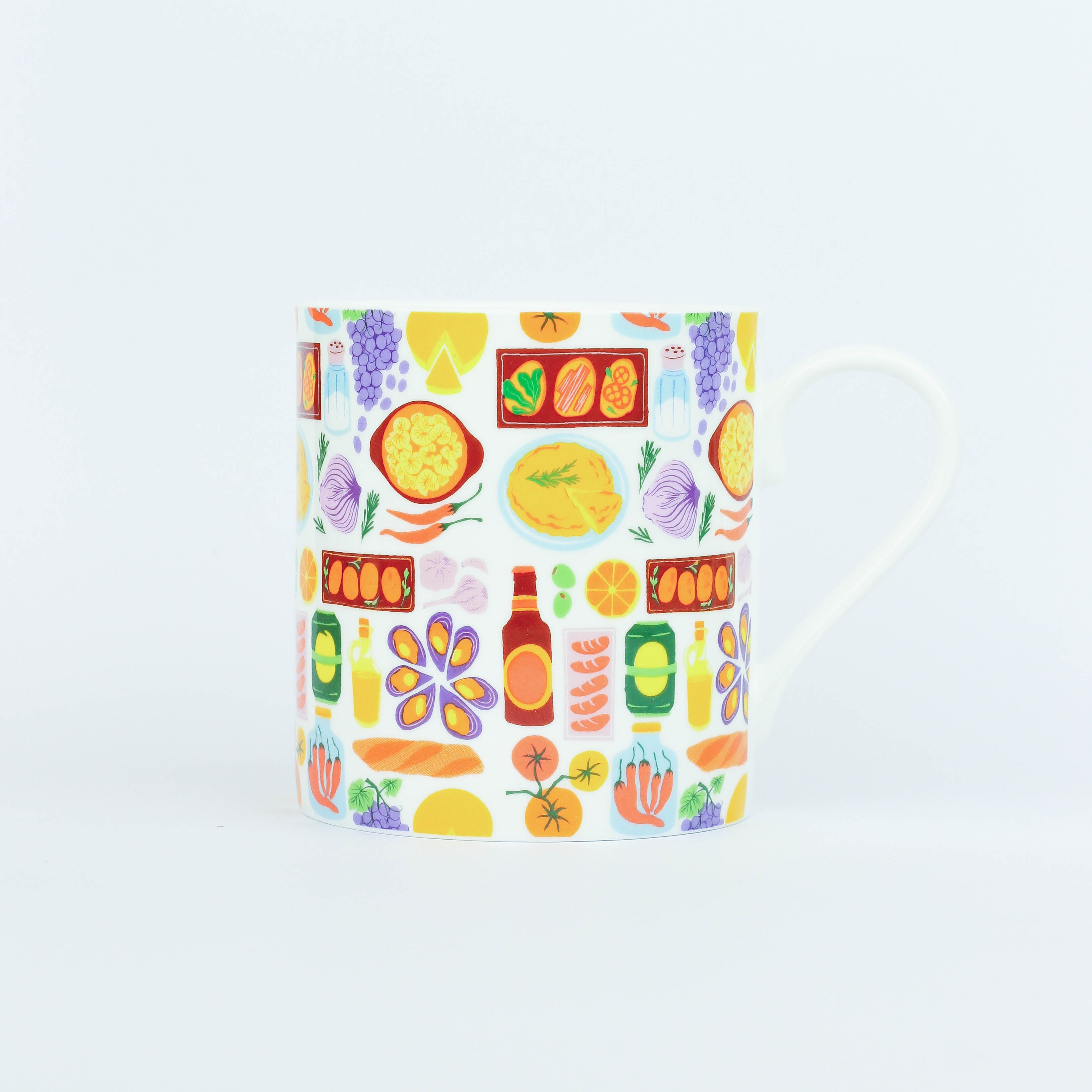 Kitchen Pattern Ceramic Mug