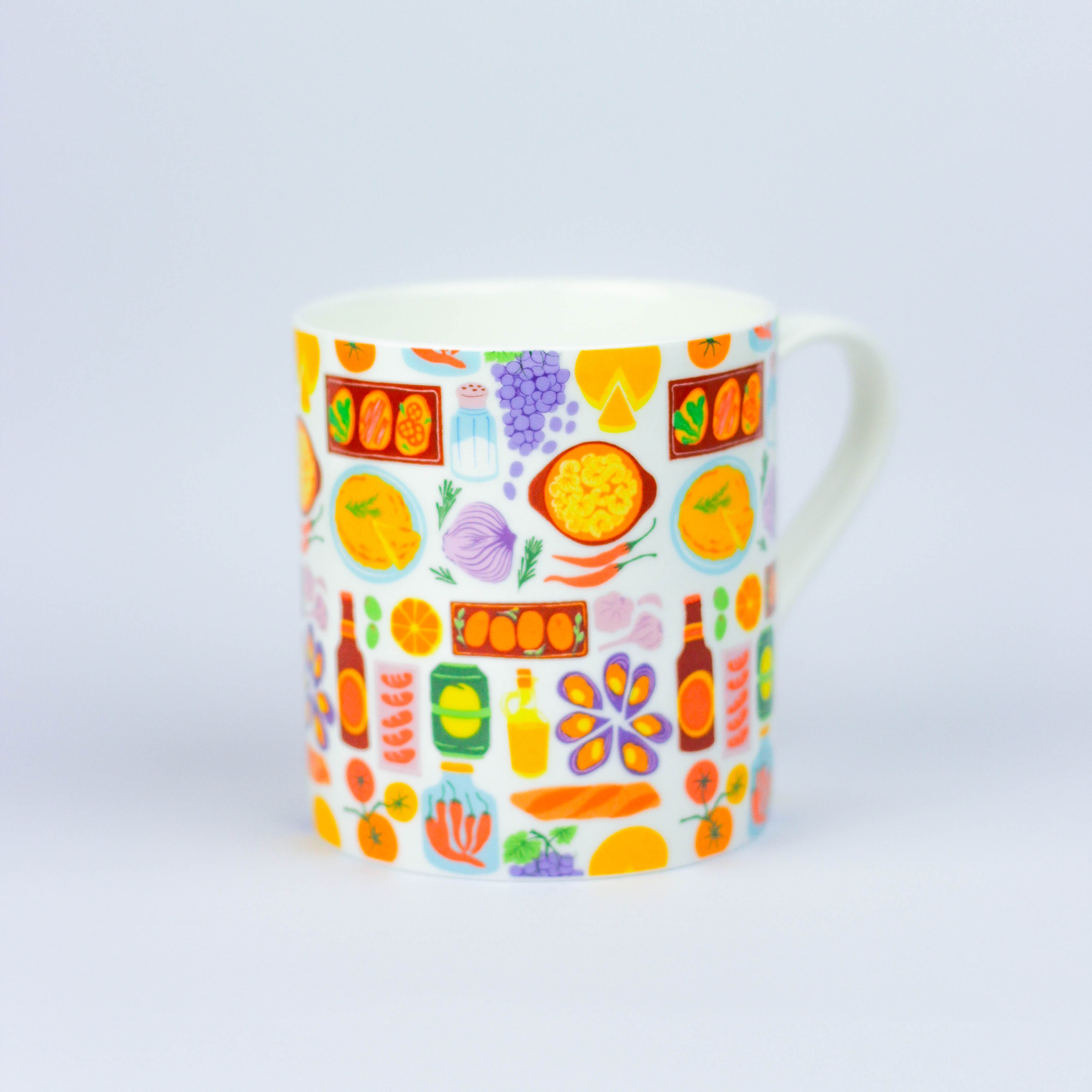 Kitchen Pattern Ceramic Mug