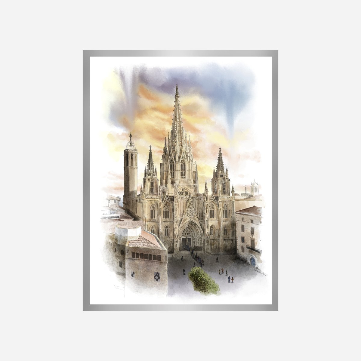 La Catedral Art Print - DesignPlace