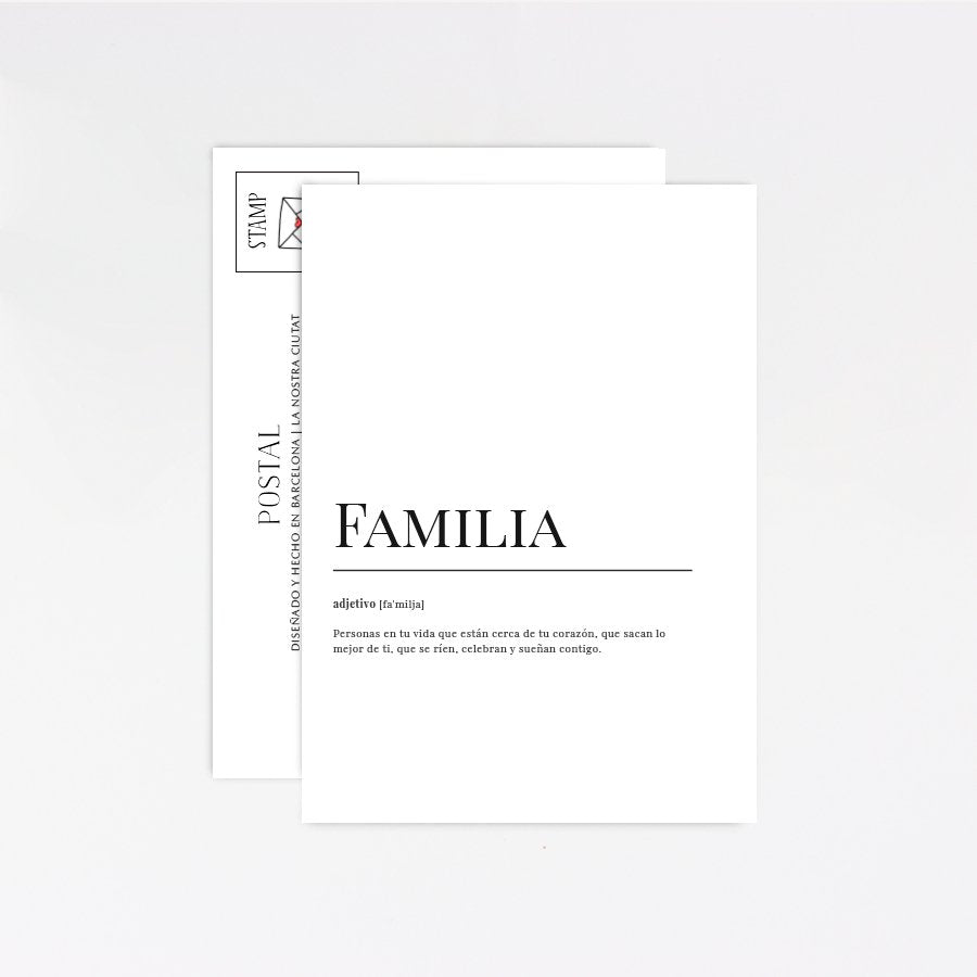 La Familia Postcard Pack - DesignPlace