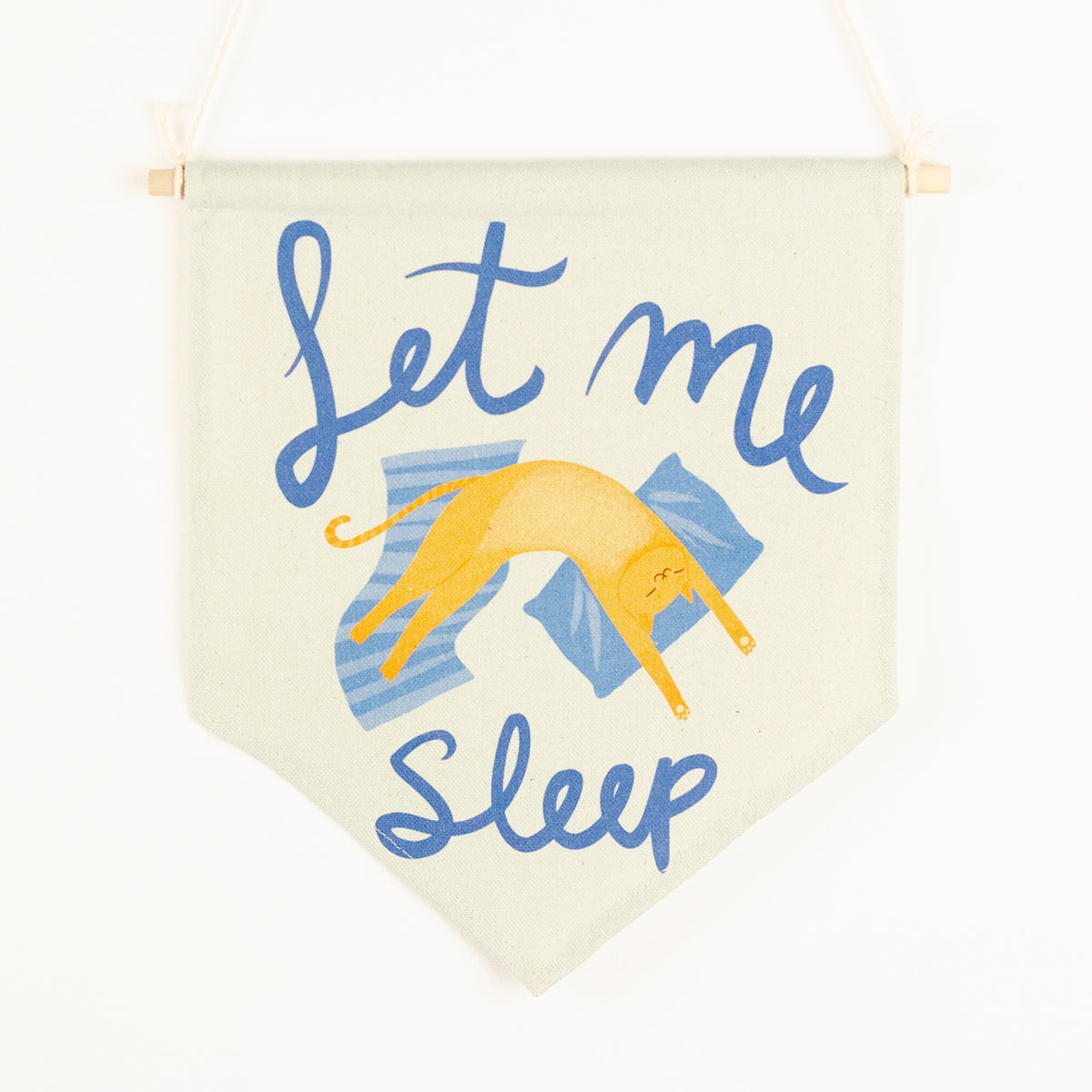 Let me sleep Medium Wall Banner