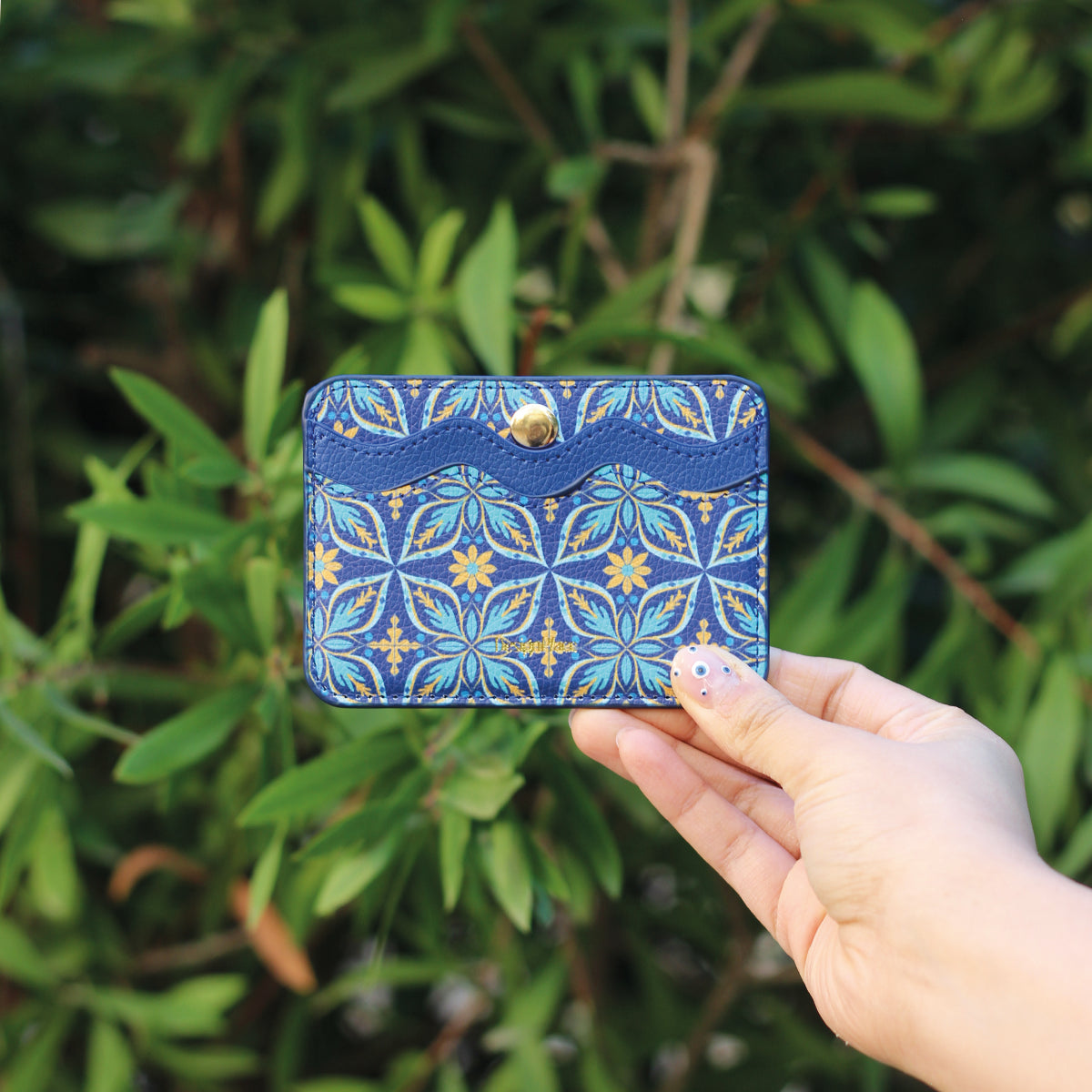 Moroccan Tiles Card Holder (PU)